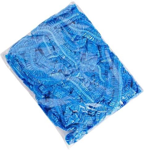 KALLORY 100 Pack Disposable Waterproof Shoe Covers Thickened Non-Woven Plastic Dustproof Shoe Protectors for Indoor and Outdoor Use in Saudi Arabia