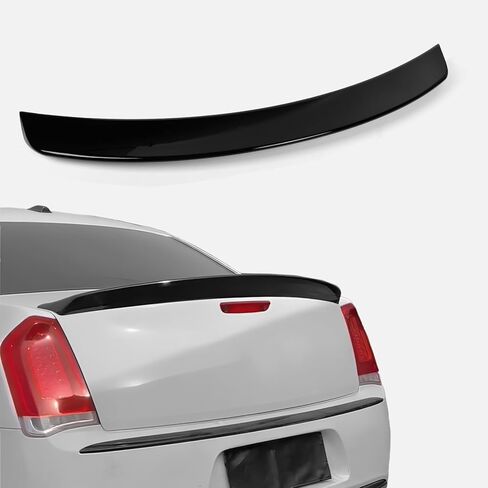 Rear Spoiler Fit for 2011-2023 Chrysler 300 300C 300S, Duckbill Style Tail Trunk Lip Wing Accessories Without Drilling Carbon Fiber in Saudi Arabia