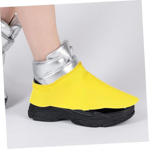 Healeved 1pair Hair Stylist Shoe Covers Stretchable Hairdressing Accessories for Hair Cutting and Dying Easy to Wear Portable and Design in Saudi Arabia