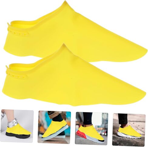 Healeved 1pair Hair Stylist Shoe Covers Stretchable Hairdressing Accessories for Hair Cutting and Dying Easy to Wear Portable and Design in Saudi Arabia