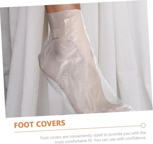 Baluue 100pcs Waterproof Disposable Foot Masks for Moisturizing Shoe Covers for Adults for Foot Soaks in Saudi Arabia