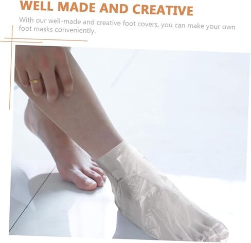 Baluue 100pcs Waterproof Disposable Foot Masks for Moisturizing Shoe Covers for Adults for Foot Soaks in Saudi Arabia