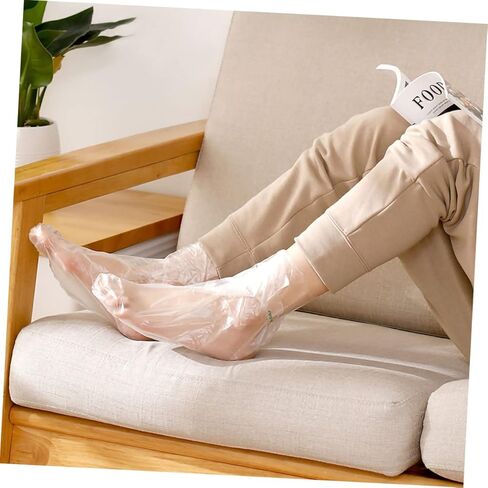 Baluue 100pcs Waterproof Disposable Foot Masks for Moisturizing Shoe Covers for Adults for Foot Soaks in Saudi Arabia