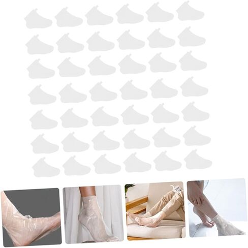 Baluue 100pcs Waterproof Disposable Foot Masks for Moisturizing Shoe Covers for Adults for Foot Soaks in Saudi Arabia