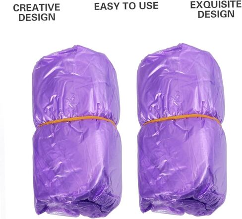 Outanaya 200pcs Disposable Non-Slip Shoe Covers Sturdy PE Indoor Booties for Home Use Waterproof and Dustproof Shoe Protection in Saudi Arabia