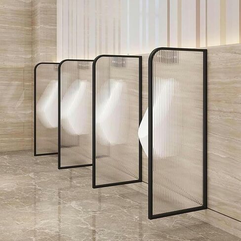 Adult Urinal Privacy Screen - Toilet Separator with Urinary Shield, Black Urinal Screen for Enhanced Privacy (1 Piece) in Saudi Arabia