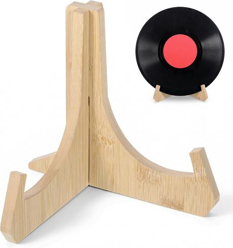 1 Pack Wooden Plate Stands for Display, 6 Inch Wooden Plate Display Stands, Picture Stand for Displaying Platter, Dish, Book, Photo and Plaque in Saudi Arabia