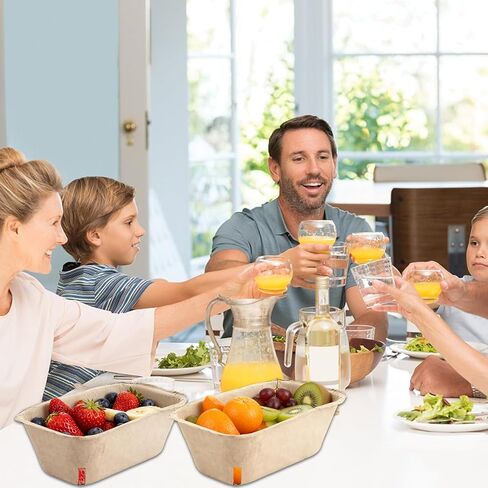 mivide 100 حزمة من ألياف اللب الطبيعية سلة التوت الكبيرة، سلال الفراولة مصبوب سلة التوت سوق المزارعين إنتاج سلال الحاويات لخضروات التوت التوت، ومحلات البقالة in Saudi Arabia