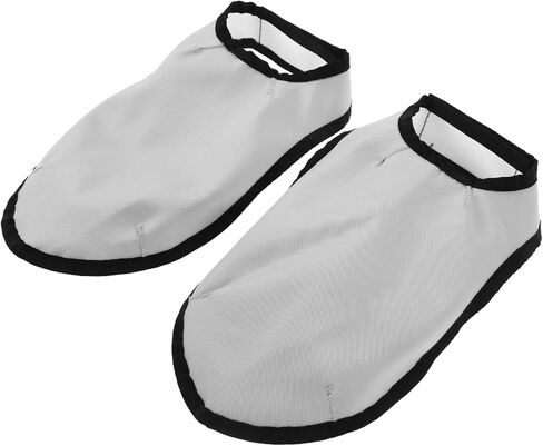 PartyKindom Barber Shoe Covers for Hairdressing 1 Pair Breathable Haircut Shoes Protector Non-Slip Cloth Design for Stylists Prevent Hair Breakage for Salon Use in Saudi Arabia