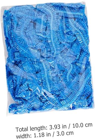 TEHAUX 200pcs Disposable Waterproof Shoe Covers Thick Non-woven Shoe Protector Dustproof and Rainproof Foot Covers for Indoor and Outdoor Use in Saudi Arabia