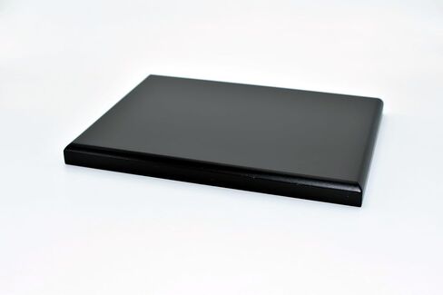 MDF Wooden Display Base Plaque, 12" x 8", Bevel Edge, Art Display Stand, Sculpture Stand, Jewelry Display Stand black in Saudi Arabia