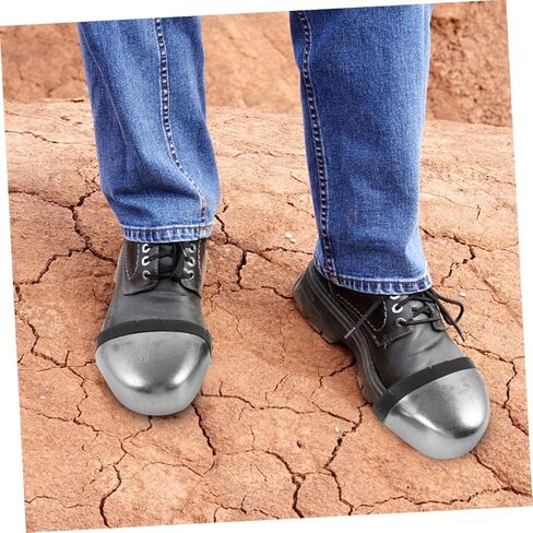 Ciieeo 2pairs Safety Toe Caps for Work Boots Impact and Puncture Protection Non-standard Toe Design Strip Boot Guards for Men and Women in Saudi Arabia