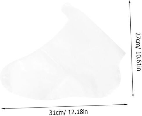 INOOMP 100 قطعة من القدم الشفافة للتزلج على المتنزهات وأكمام قدم للاستعمال مرة واحدة لتركيب الأحذية مادة ناعمة مقاومة للتمزق للحيوانات الأليفة in Saudi Arabia