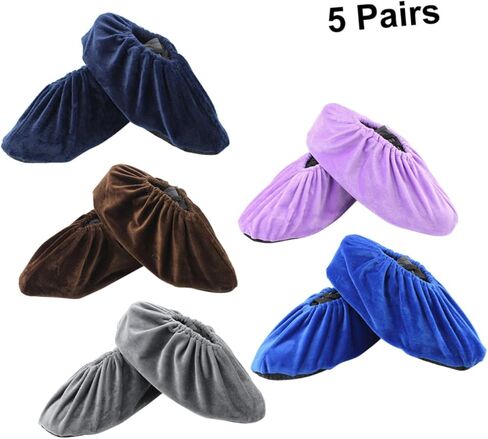 Veemoon 5pairs Sneaker Non Slip Washable Reusable Overshoes Shoes Guards for Clean Floors in Saudi Arabia