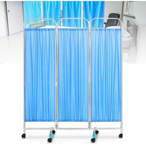 Portable Folding Room Divider with Wheels - Freestanding Privacy Screen for Bedroom, Living Room, Office, Stylish Partition, Space Separator, Lightweight & Easy to Move in Saudi Arabia