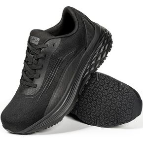 R CORD Non Slip Work Shoes Women Waterproof Flexible Enhanced Support Womens Work Shoes in Food Service Hospital Convenience Store Workers Long Hour Comfort Zapatos Antideslizantes para Mujer in Saudi Arabia