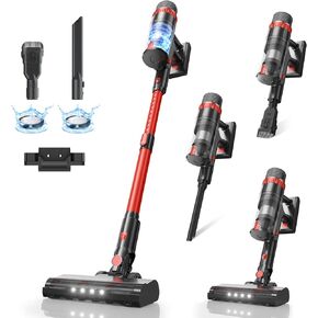 Cordless Vacuum Cleaner, Vacuum 560W/48KPa/70Mins Cleaners for Home,Self-Standing Stick Vacuum with Smart Touch Screen,Rechargeable Lightweight Vacuum for Pet Hair,Carpets, Hard Floors in Saudi Arabia