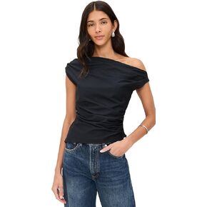 STAUD Women's Phare Top, Black, 4 in Kuwait