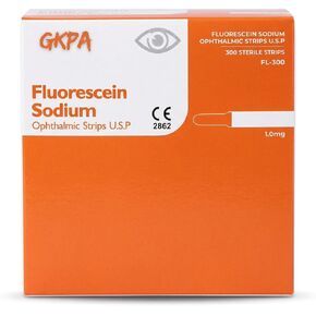 Ophthalmic Fluoro Touch Strips – 300 Count Individual Sterile Strips – High Visibility Diagnostic Dye Strips – Precision Ocular Surface Assessment Tools by GKPA in Saudi Arabia