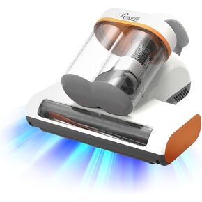 Rosewill Mattress Vacuum Cleaner: UV-C Light & High Heating Tech, 350W 13Kpa Strong Suction, Deep Cleaning Bed Handheld Vacuums for Sofa/Bed/Pet Hair, Corded - Orange in Kuwait