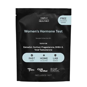 Simple HealthKit At-Home Women’s Hormone Test - Comprehensive Hormone Panel for Females - General Wellness Testing Sample Collection Kit - Fast Lab Results in Saudi Arabia