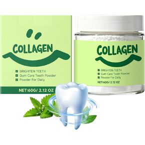 Collagen Tooth Powder for Gums - Remineralizing Tooth Powder 2.12 Oz Daily Oral Care, Breath Freshener (1PCS) in Kuwait