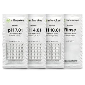 مجموعة حلول ميلووكي إنسترومنتس M1000AB pH 7.0/4.0 و10.0، حجم 20 مل in Kuwait