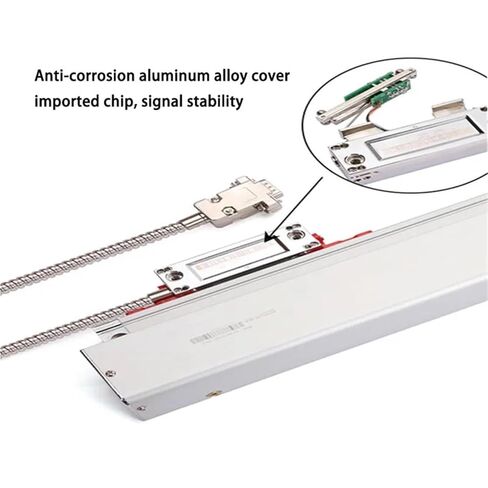 KA300 1micron RS422 Signal 220mm Linear Glass Scale, Sensors Encoder for Milling Lathe Machine, 1pc in Saudi Arabia