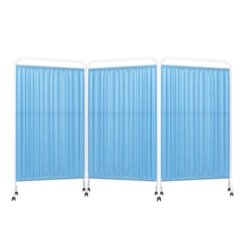 1-5 Panel Vertical Door Partition,Floor Standing Room Divider,Hospital Privacy Screen,Foldable Into L/C/V/W Shape,Privacy Protection(Color 2,4-Panel) in Saudi Arabia