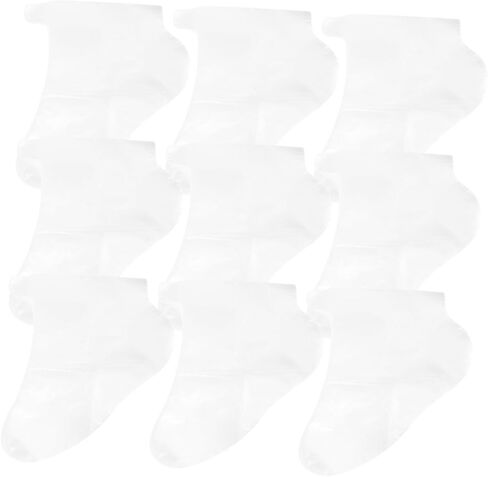 Abaodam 100pcs Disposable Transparent Foot Covers for Skating and Skiing Comfortable Pet Material Foot Sleeves for Shoe Fitting and Care Single Use Protectors for Trials in Saudi Arabia