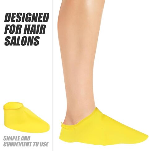 1pair Shoes Cover Hair Stylist Shoe Protectors Easy Stretch Design for Hair Cutting and Dying Portable and Versatile Footwear in Saudi Arabia