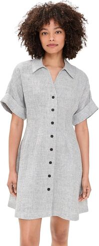 Madewell Women's Pleated Linen Shirt Dress in Saudi Arabia