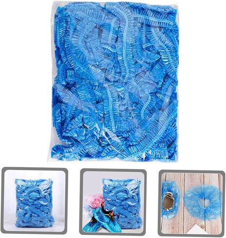 VILLCASE 200pcs Disposable Boot Covers Non-woven Shoe Covers for Indoor Use Non- Design for Parties and Events Floor in Saudi Arabia