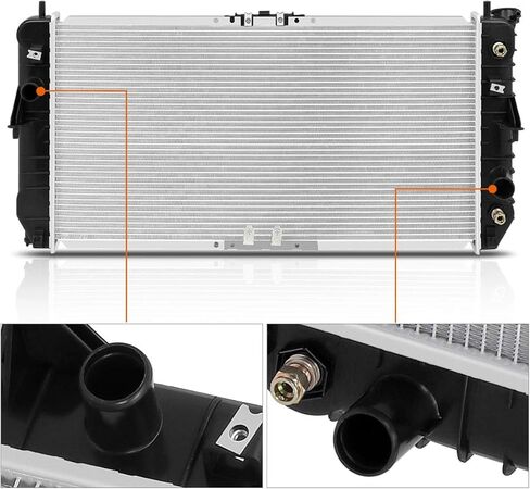 DPI-1202 OE Factory Style Aluminum Core Radiator Compatible with 88-99 Buick Lesabre/Pontiac Bonneville 3.8 AT in Saudi Arabia