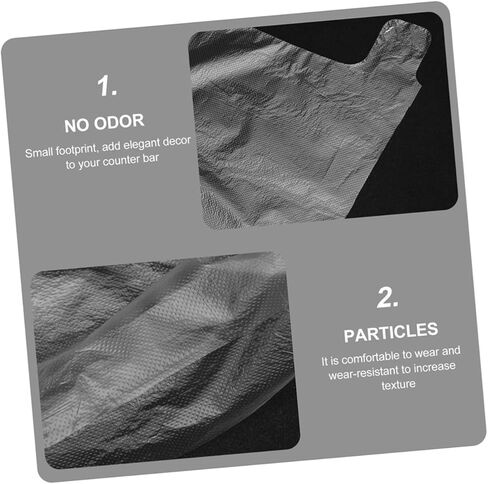 Sosoport 100pcs Disposable Foot Covers for Shoe Fitting Foot Sleeves for Skating Skiing and Amusement Parks Comfortable Tear-Resistant Pet Material in Saudi Arabia