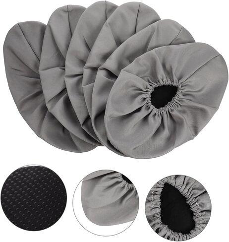 GANAZONO Washable Anti-Skid Cotton Shoe Covers for Indoor Use 3 Pairs of Protective Shoe Covers Sturdy Home Protectors Random Color in Saudi Arabia