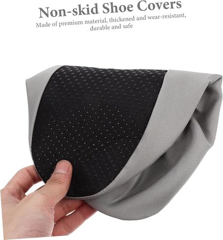 GANAZONO Washable Anti-Skid Cotton Shoe Covers for Indoor Use 3 Pairs of Protective Shoe Covers Sturdy Home Protectors Random Color in Saudi Arabia