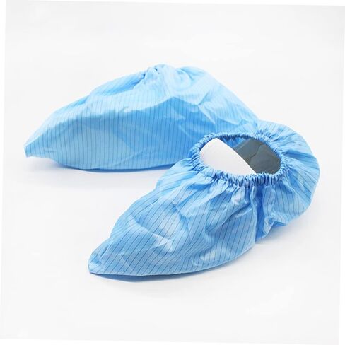 Luxshiny 4pairs Non-slip Shoe Protectors Reusable Static Foot Covers Static Washable for Lab Salon Workshop in Saudi Arabia