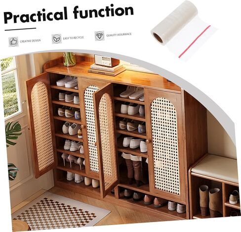 2rolls Shoe Covers for Home Protective Film Machine Peel Stick Auto Dispenser Rainproof in Saudi Arabia
