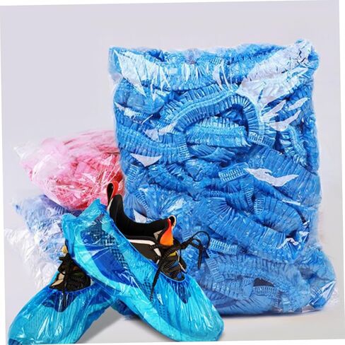 Lurrose 200pcs Disposable Non-woven Shoe Covers and - Foot Covers for Indoor Use for Parties and and Tear-resistant in Saudi Arabia