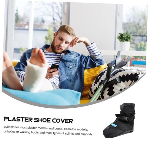 Medical Walking Shoe Cover Plaster Foot Protector with Straps for Durable Non Skid Design for Quick Healing and Comfort in Saudi Arabia