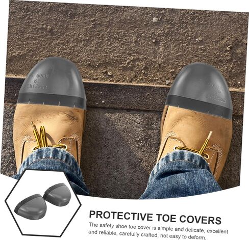1pair Safety Shoes Metatarsal Guards Toe for Men Easy to Install Protective Shoe Toe for Work Convenient Design for -term Use in Saudi Arabia