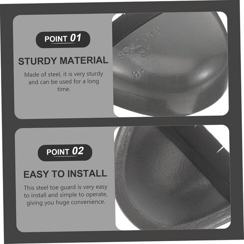 1pair Safety Shoes Metatarsal Guards Toe for Men Easy to Install Protective Shoe Toe for Work Convenient Design for -term Use in Saudi Arabia