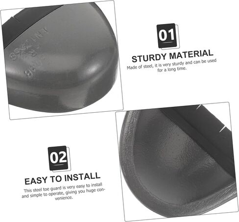 1pair Safety Shoes Metatarsal Guards Toe for Men Easy to Install Protective Shoe Toe for Work Convenient Design for -term Use in Saudi Arabia