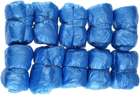 100Pcs Disposables Shoe Cover, Shoe Covers for Indoors, Blue Shoe Cover for Cleaner Rooms, Homes, Model Rooms, Computer Rooms, Etc in Saudi Arabia