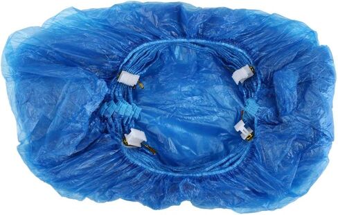 100Pcs Disposables Shoe Cover, Shoe Covers for Indoors, Blue Shoe Cover for Cleaner Rooms, Homes, Model Rooms, Computer Rooms, Etc in Saudi Arabia
