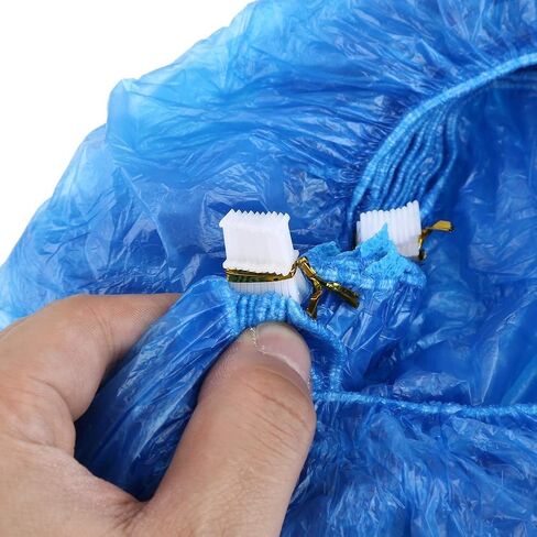 100Pcs Disposables Shoe Cover, Shoe Covers for Indoors, Blue Shoe Cover for Cleaner Rooms, Homes, Model Rooms, Computer Rooms, Etc in Saudi Arabia