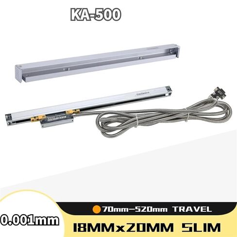KA500 Optical Grating Ruler DRO Linear Sensors, 1um 0.001mm TTL 470mm, 1pc in Saudi Arabia
