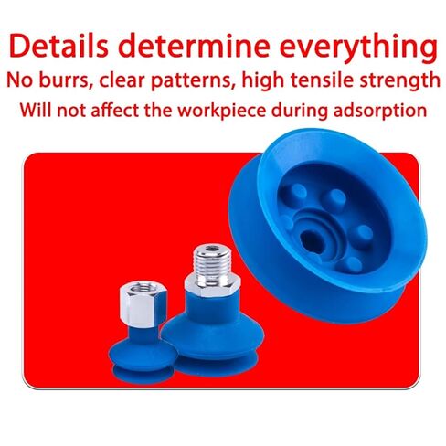 3Pcs Industrial Pneumatic Accessories Mechanical arm Vacuum Suction Cup Strong Suction Power FGA11 14 16 20 22 25 33 43 53 63 78(FGA11 Black) in Saudi Arabia