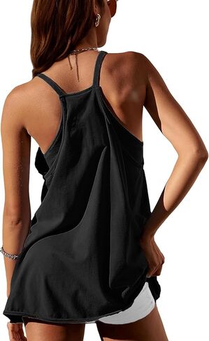 Womens 2 Pack Tennis Dress Summer Mini Active Athletic Dress with Built in Shorts Workout Sports Rompers in Saudi Arabia
